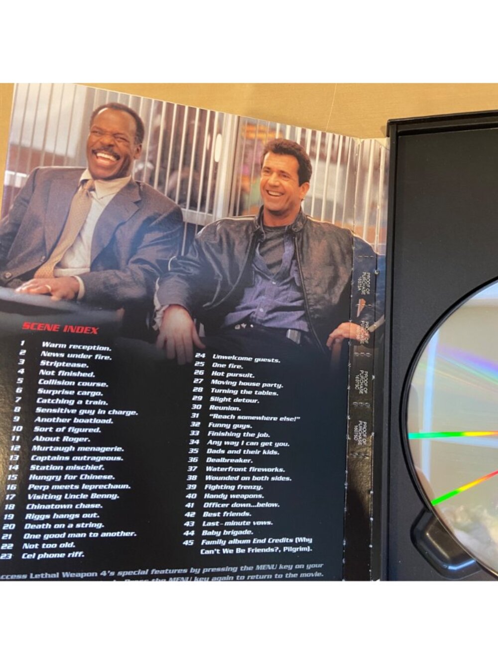 Lethal Weapon 4 DVD Action Movie Mel Gibson Danny Glover Chris Rock Jet Li Full - Picture 4 of 4
